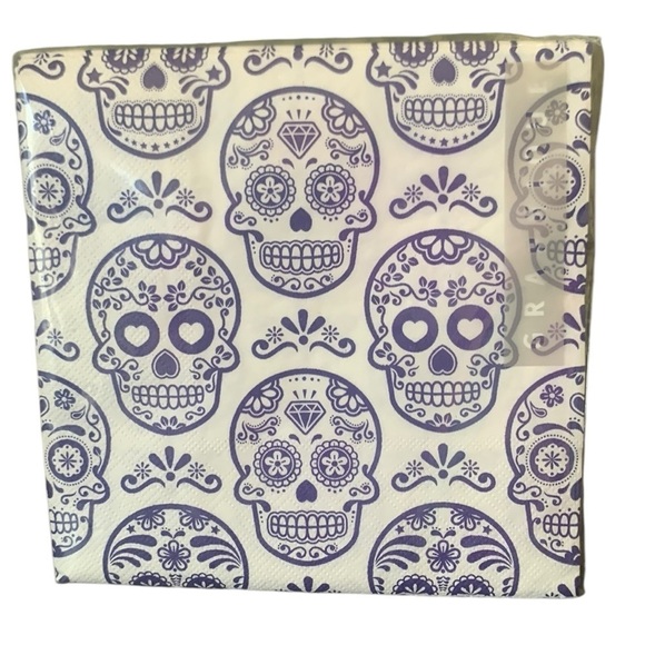 Sugar Skull Napkins NWT - Picture 1 of 4
